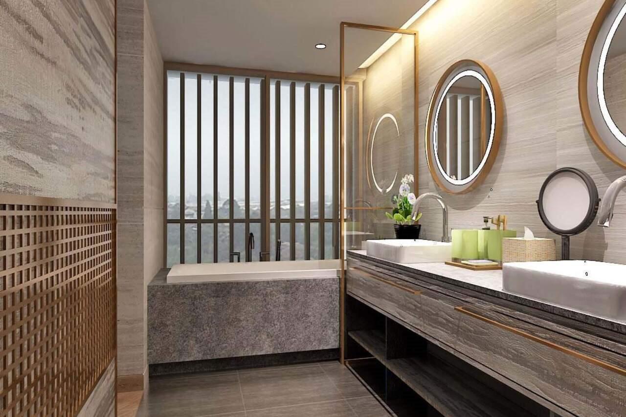 The Botanica Sanctuary Hotel ปุนจัก ภายนอก รูปภาพ Bathroom